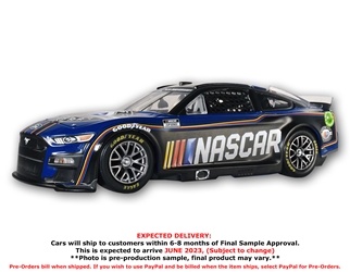 *Preorder* 2023 NASCAR 75th Anniversary Ford Mustang 1:24 Elite Nascar Manufacturers Edition Diecast Manufacturers Edition, Nascar Diecast, 2022 Nascar Diecast, 1:24 Scale Diecast, pre order diecast, Elite
